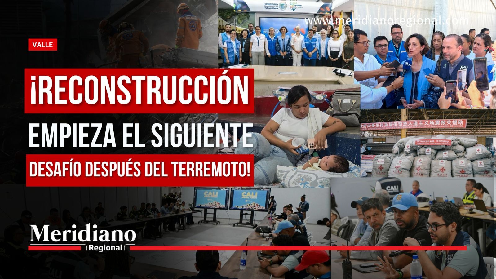 Reconstrucción en Cali y Valle del Cauca con apoyo de Naciones Unidas tras el terremoto.