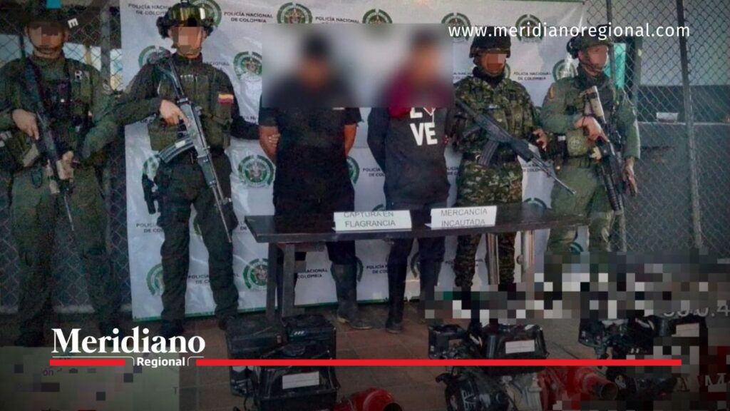 Dos capturados en operativo contra minería ilegal en Mondomo, Cauca.
