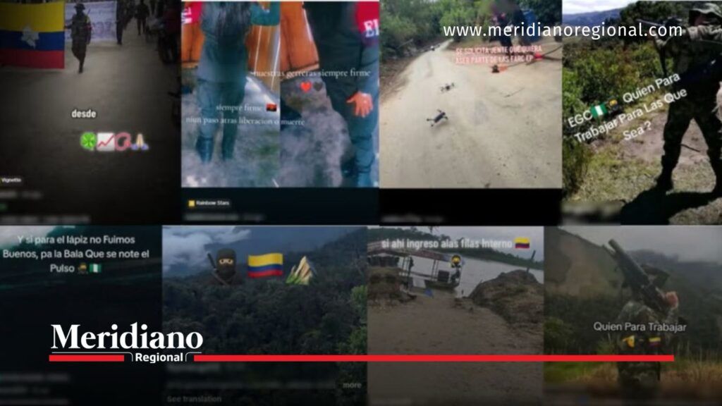 Publicaciones vinculadas al reclutamiento en redes sociales - Meridiano Regional Publicaciones en redes sociales relacionadas con el reclutamiento por grupos armados en Colombia.