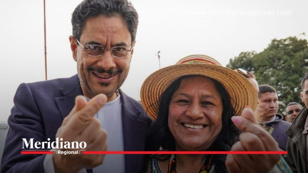 Campaña presidencial vinculada a la demanda contra Aida Quilcué - Meridiano Regional Aida Quilcué durante la campaña presidencial mencionada en la demanda por presunta doble militancia.