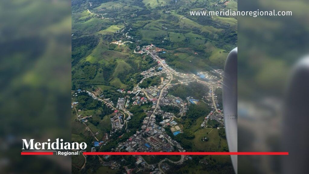 Vista aérea de El Tambo, Cauca - Meridiano Regional Vista aérea de El Tambo, Cauca, durante jornada marcada por ataque y explosiones.