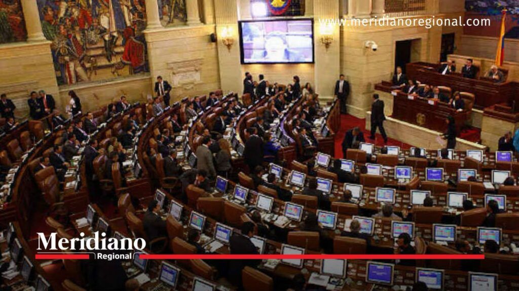 Cámara de Representantes de Colombia durante una sesión del Congreso.