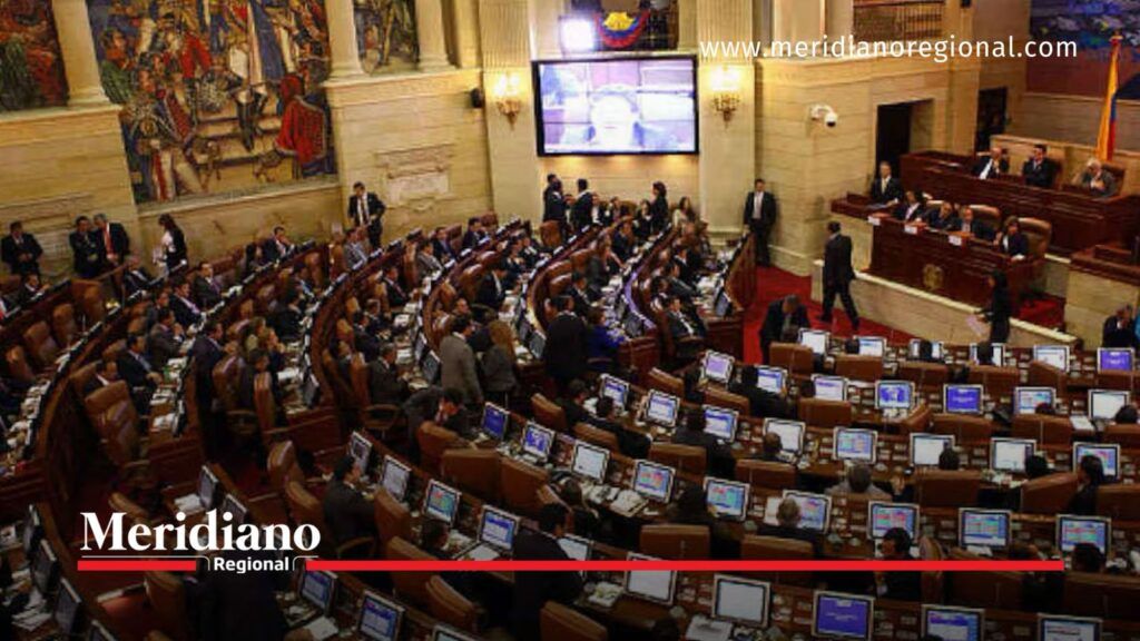 Plenaria de la Cámara de Representantes durante sesión en el Congreso de Colombia.