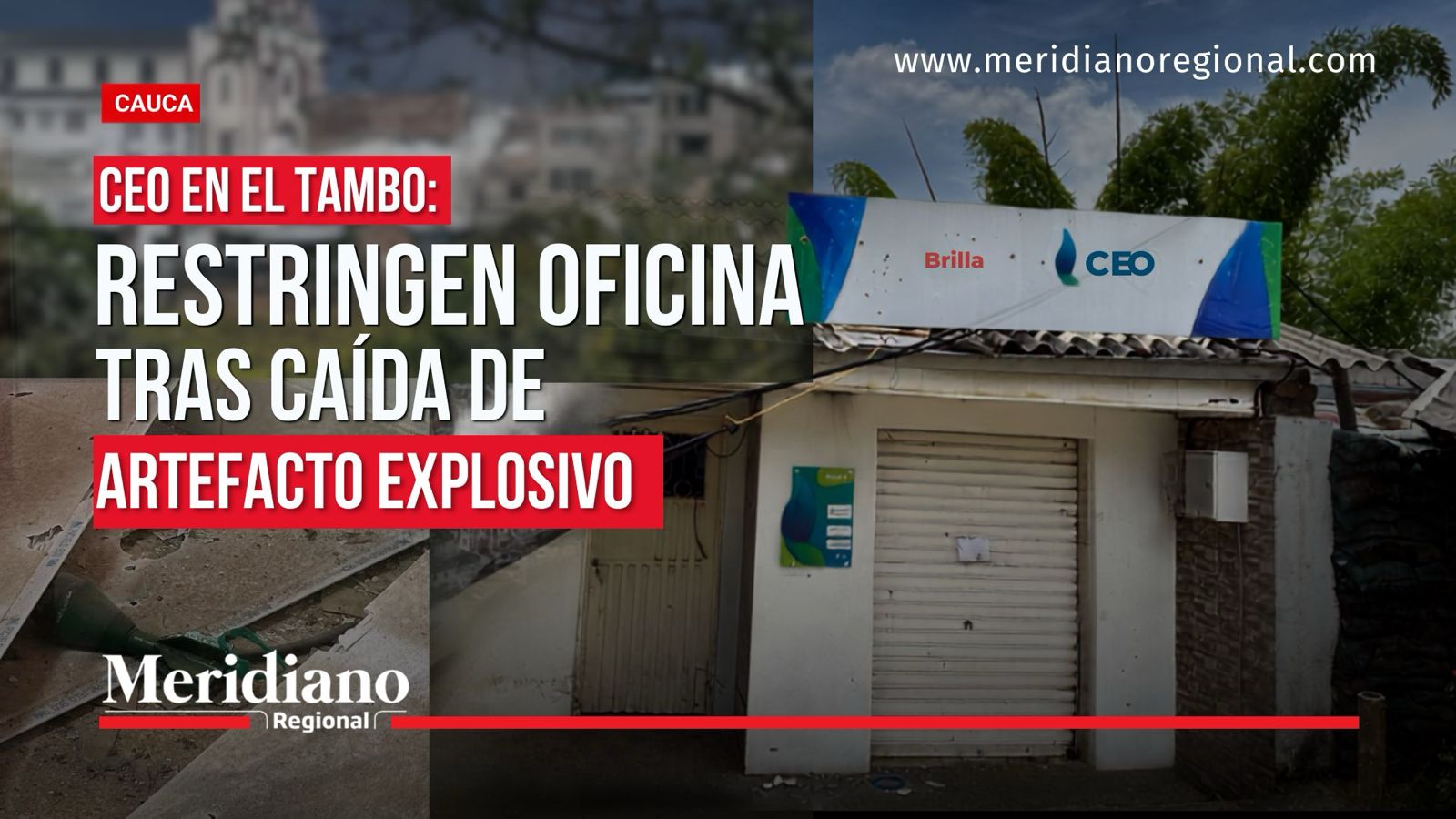 Oficina de CEO en El Tambo afectada durante ataque y con acceso restringido por seguridad.