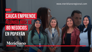 News image showing a diverse group of people for a Cauca Emprende story announcing more than 80 businesses in Popayán.