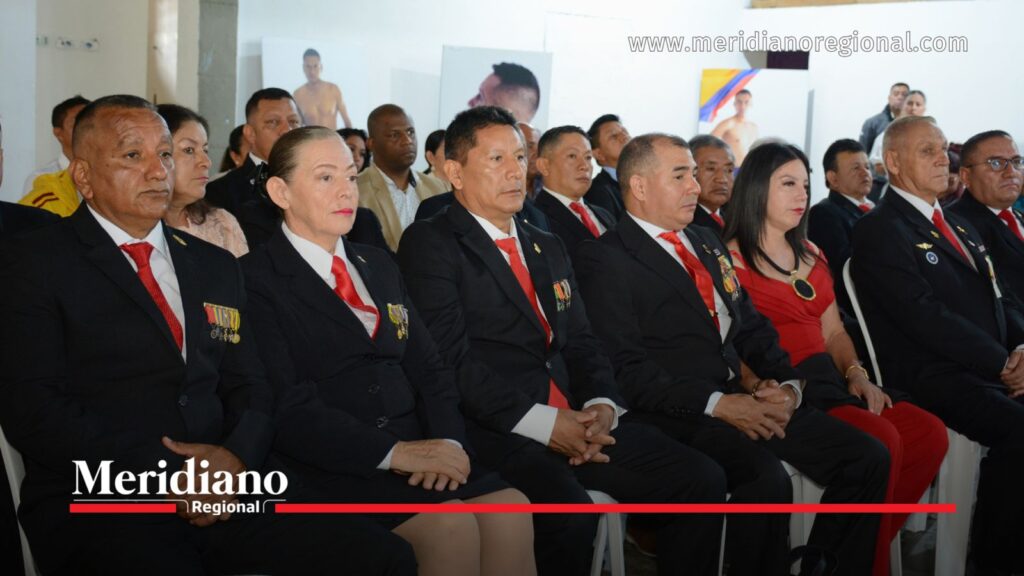 Veteranos de la Fuerza Pública durante acto de homenaje organizado por la Alcaldía de Popayán.