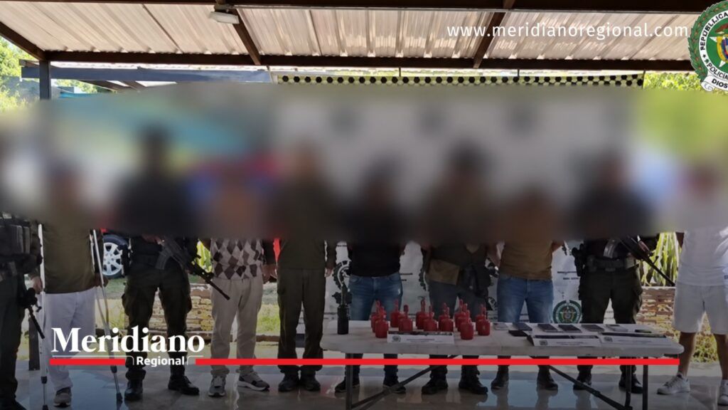 Nueve capturados del Frente 57 de las Farc durante operativo en Bugalagrande, Valle del Cauca.