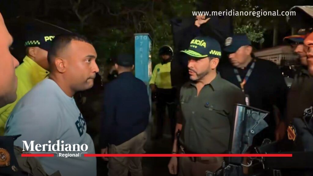 Abelardo De La Espriella durante operativo en Barranquilla - Meridiano Regional Abelardo De La Espriella durante Operación Blindaje 360 en Barranquilla.