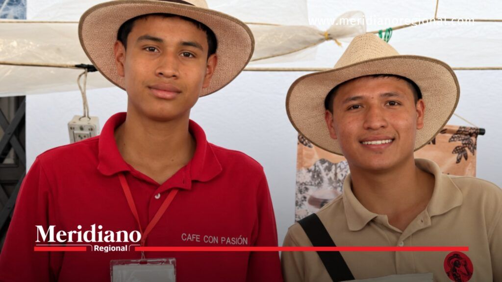 Víctor Alfonso Sarria junto a su hermano en Cafés de Colombia Expo 2026 - Meridiano Regional Víctor Alfonso Sarria caficultor de Piendamó junto a su hermano en Bogotá