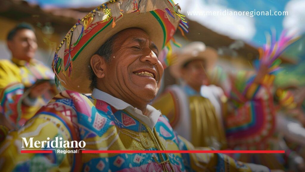 Diversidad cultural y patrimonio en Colombia - Meridiano Regional Diversidad cultural Colombia representada en hombre con vestimenta tradicional durante una manifestación cultural.