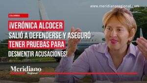 Verónica Alcocer aseguró tener pruebas para desmentir acusaciones. - Meridiano Regional Verónica Alcocer junto a un avión en portada de Meridiano Regional sobre las pruebas que aseguró tener para desmentir acusaciones.