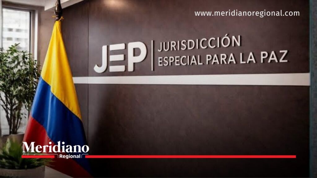 EP tuvo un recorte de 1.400 millones en el Presupuesto 2027. - Meridiano Regional Identificación institucional de la Jurisdicción Especial para la Paz junto a la bandera de Colombia, entidad que tuvo un recorte de recursos en el Presupuesto 2027.