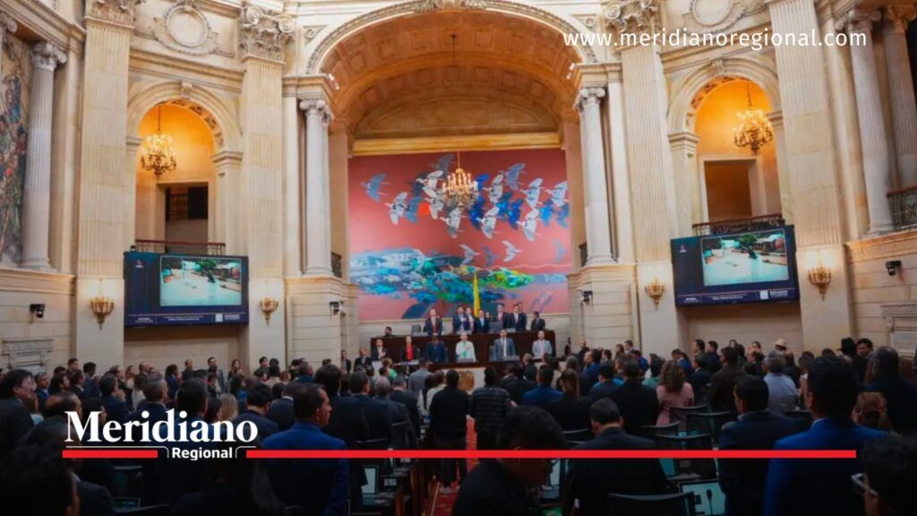 Cámara de Representantes aprobó el Presupuesto 2027. - Meridiano Regional Plenaria de la Cámara de Representantes durante el debate del Presupuesto 2027 en Colombia.