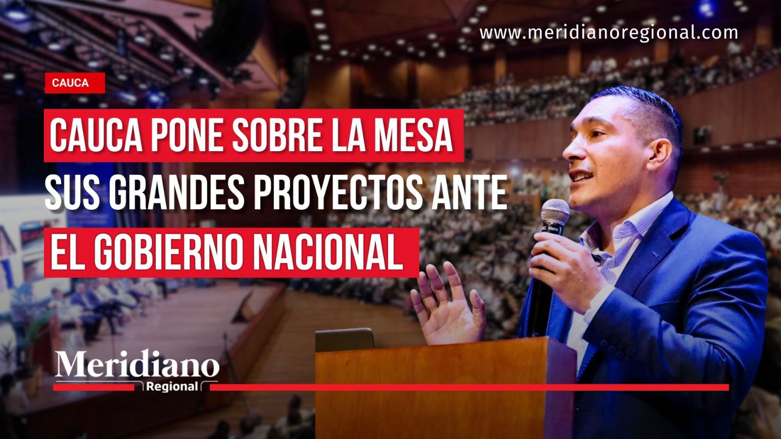 Gobernador Jorge Octavio Guzmán presenta las propuestas del Cauca para el Plan Nacional de Desarrollo 2026-2030.
